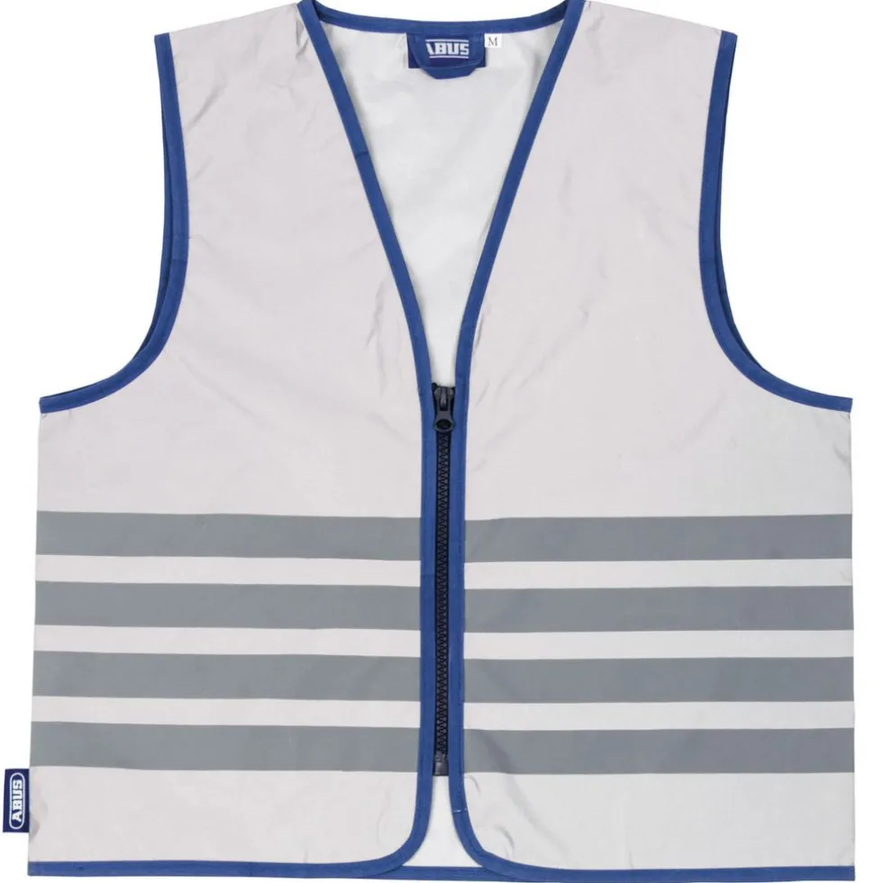 ABUS Lumino Urban Veiligheidsvest Kinder - zilver