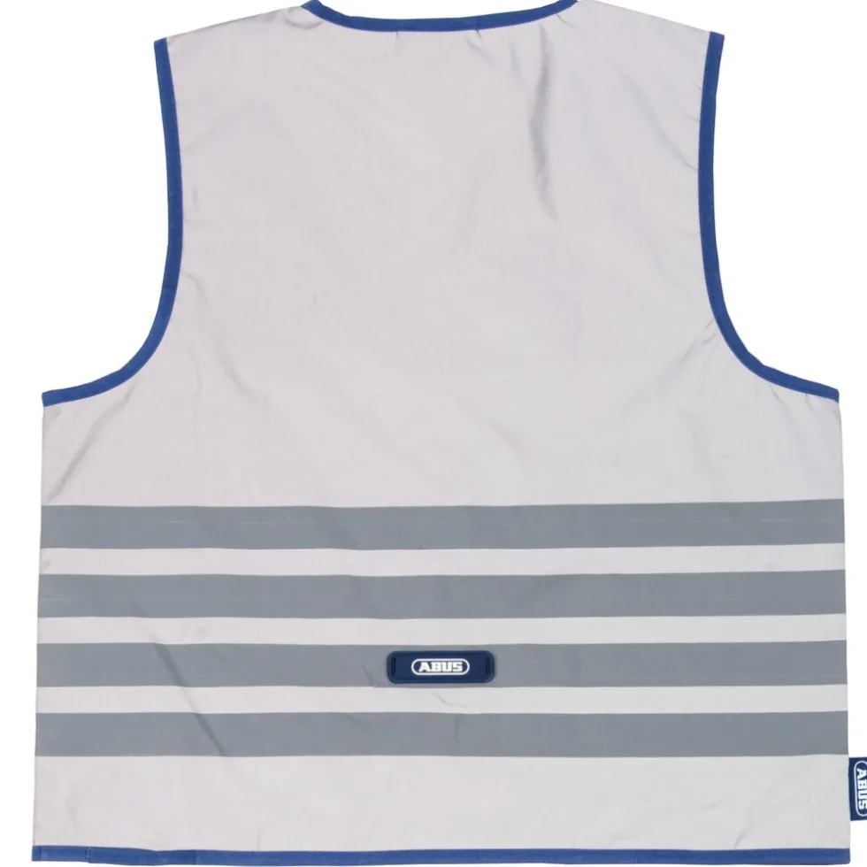 ABUS Lumino Urban Veiligheidsvest Kinder - zilver