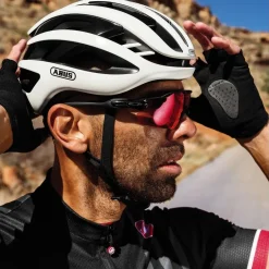 Racefietshelmen < ABUS AirBreaker He - poar white