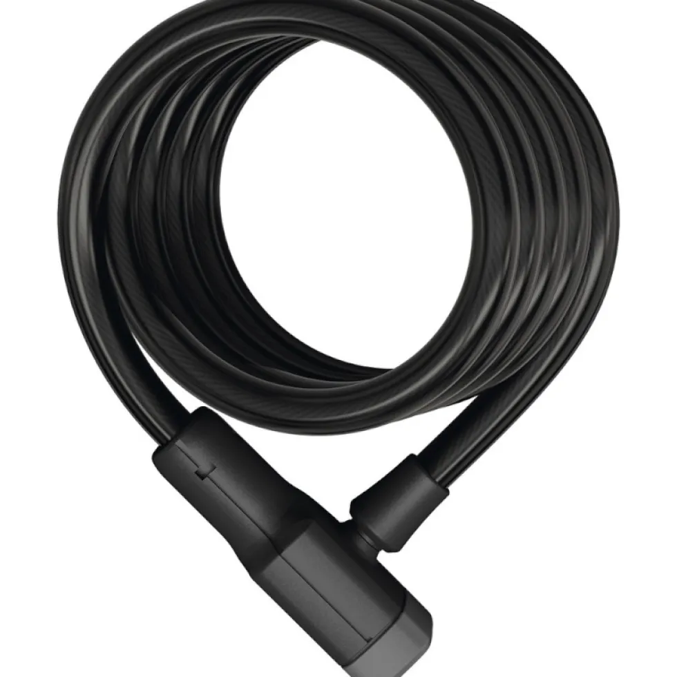 ABUS Booster 6512K 180 cm Spiraalkabelslot - zwart