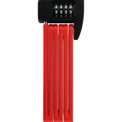 Vouwsloten|Cijfersloten < ABUS Bordo Lite 6055C - 85cm Vouwslot + Houder SH - rood