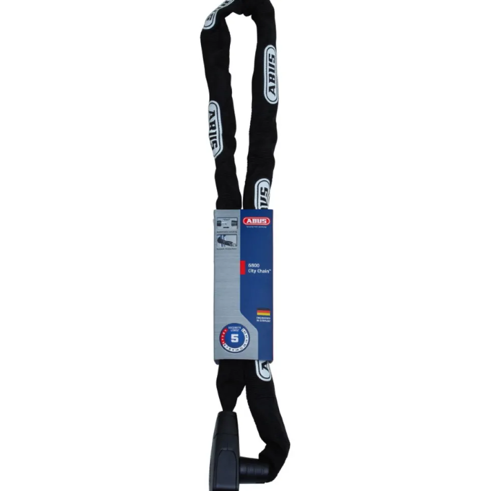 ABUS CityChain 6800 - 110cm Kettingslot - zwart