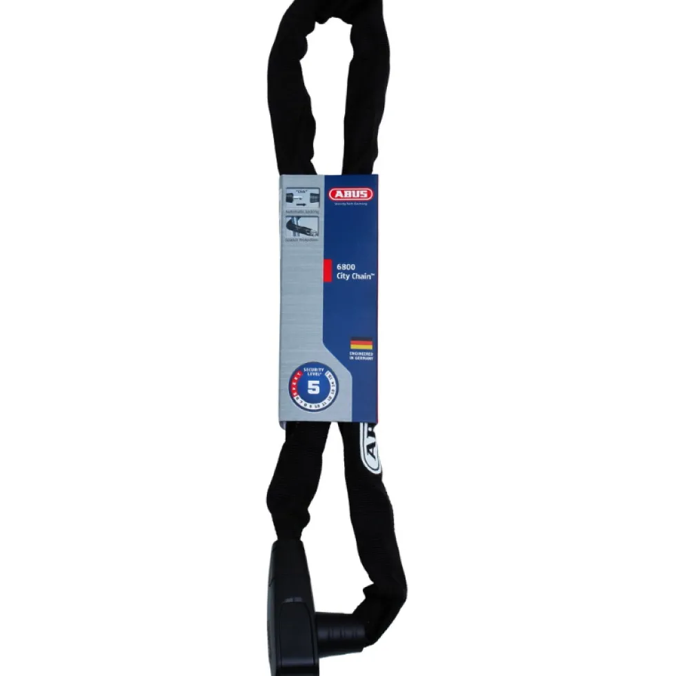 ABUS CityChain 6800 - 85cm Kettingslot - zwart