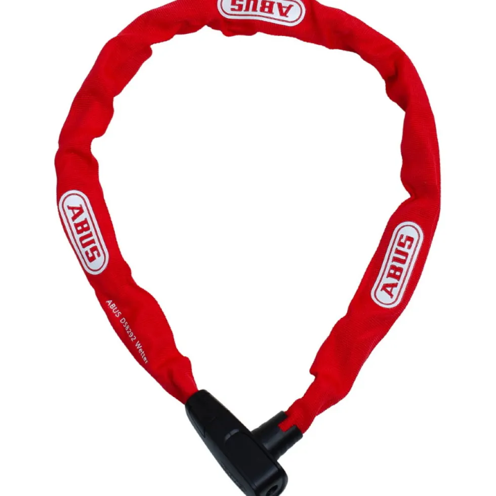 ABUS CityChain 6800 - 85cm Kettingslot - rood