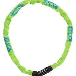 ABUS 4804C Kettingslot - lime / 75 cm
