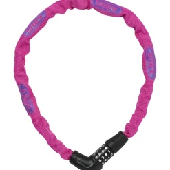 ABUS 5805C Kettingslot - roze / 75 cm