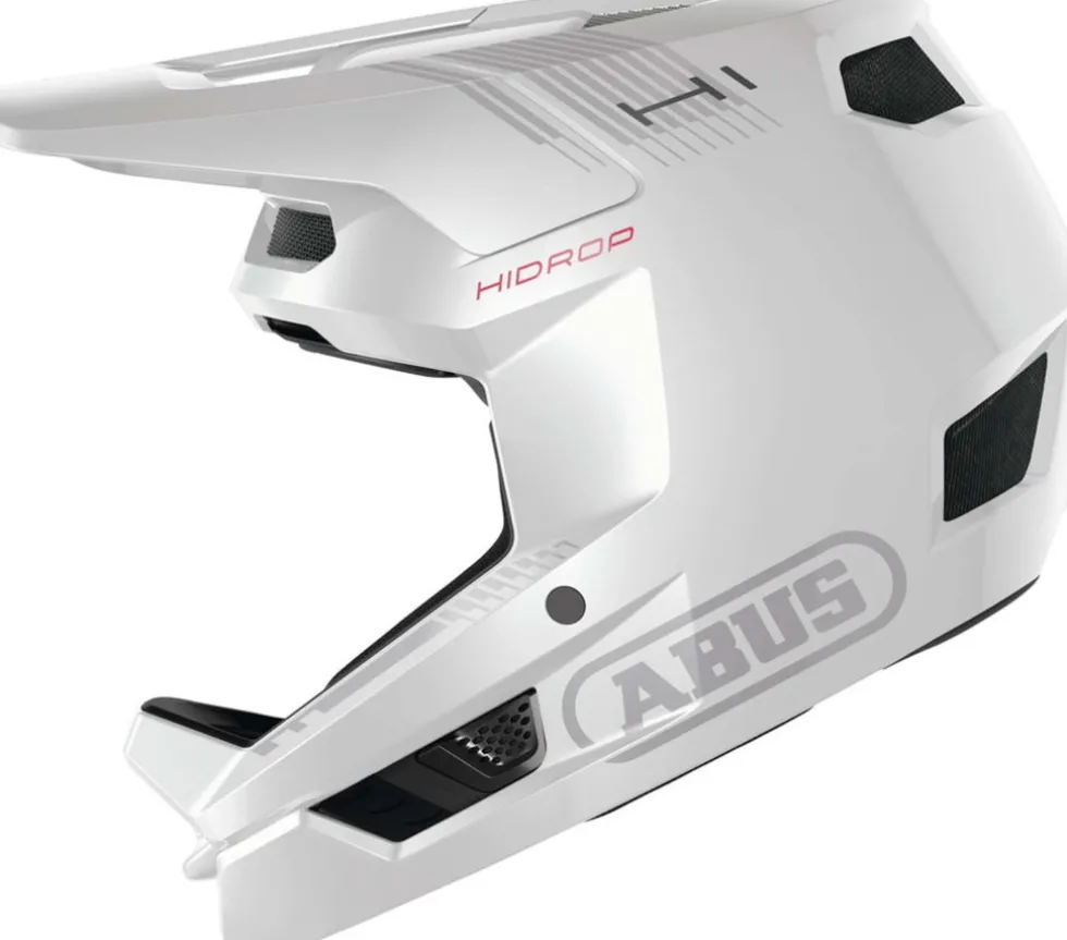 ABUS HiDrop Full Face Helm - shiny white