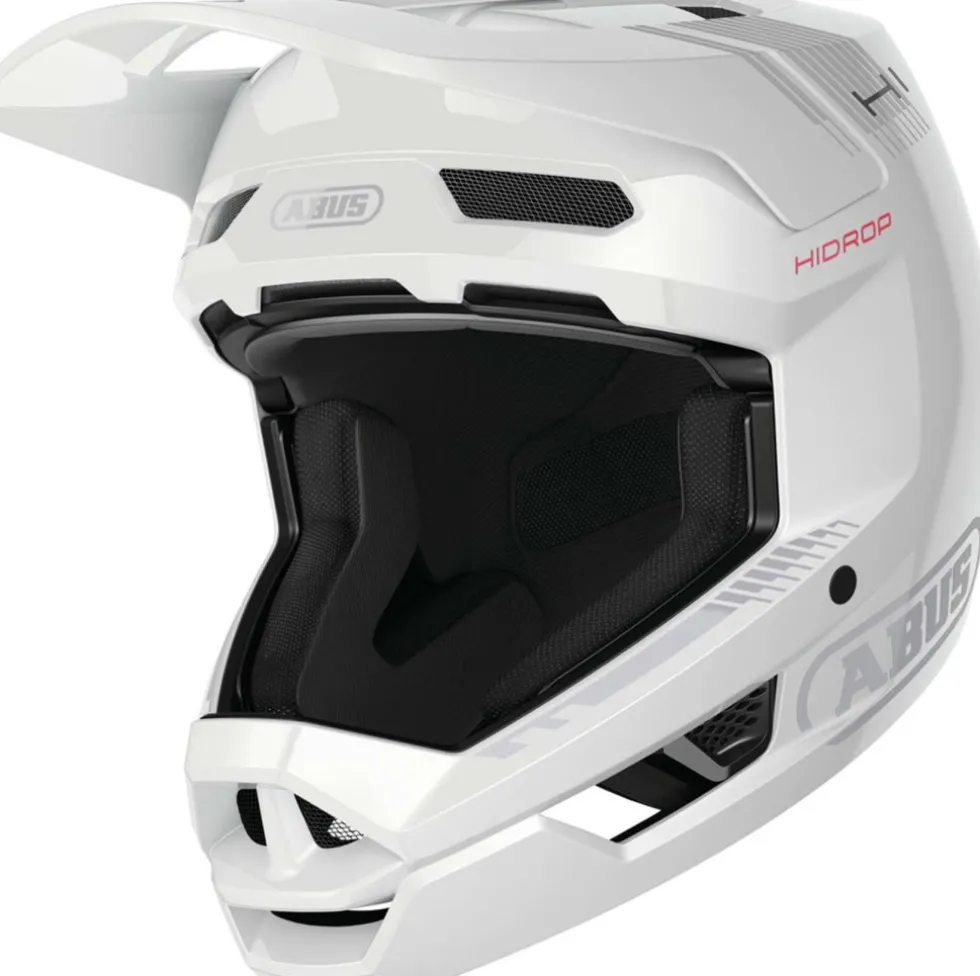 ABUS HiDrop Full Face Helm - shiny white