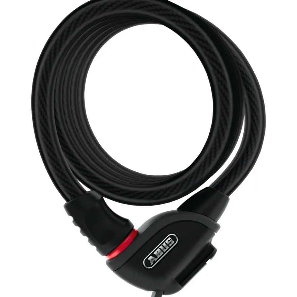 ABUS Phantom 8950 Spiraalkabelslot - 180 cm + Houder TexKF Mini