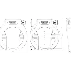 ABUS Pro Amparo 4750 X NR Frameslot - zwart