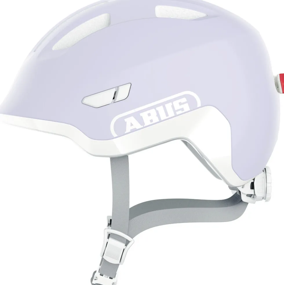 ABUS Smiley 3.0 ACE LED Kinder-Fietshelm - pure lavender