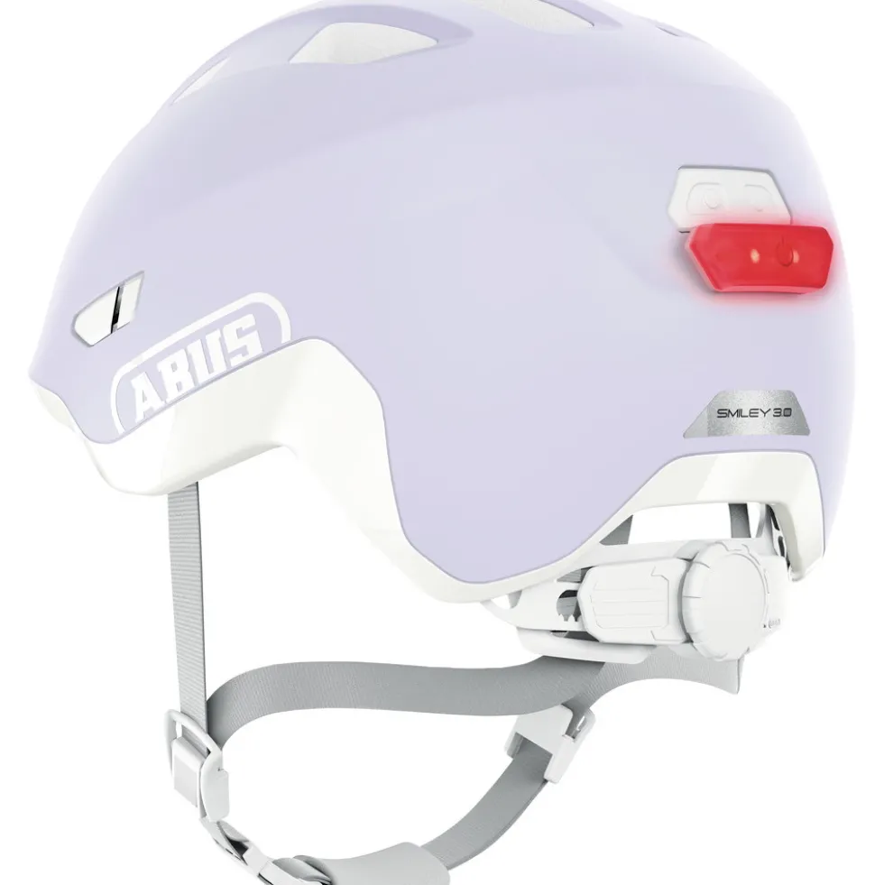 ABUS Smiley 3.0 ACE LED Kinder-Fietshelm - pure lavender
