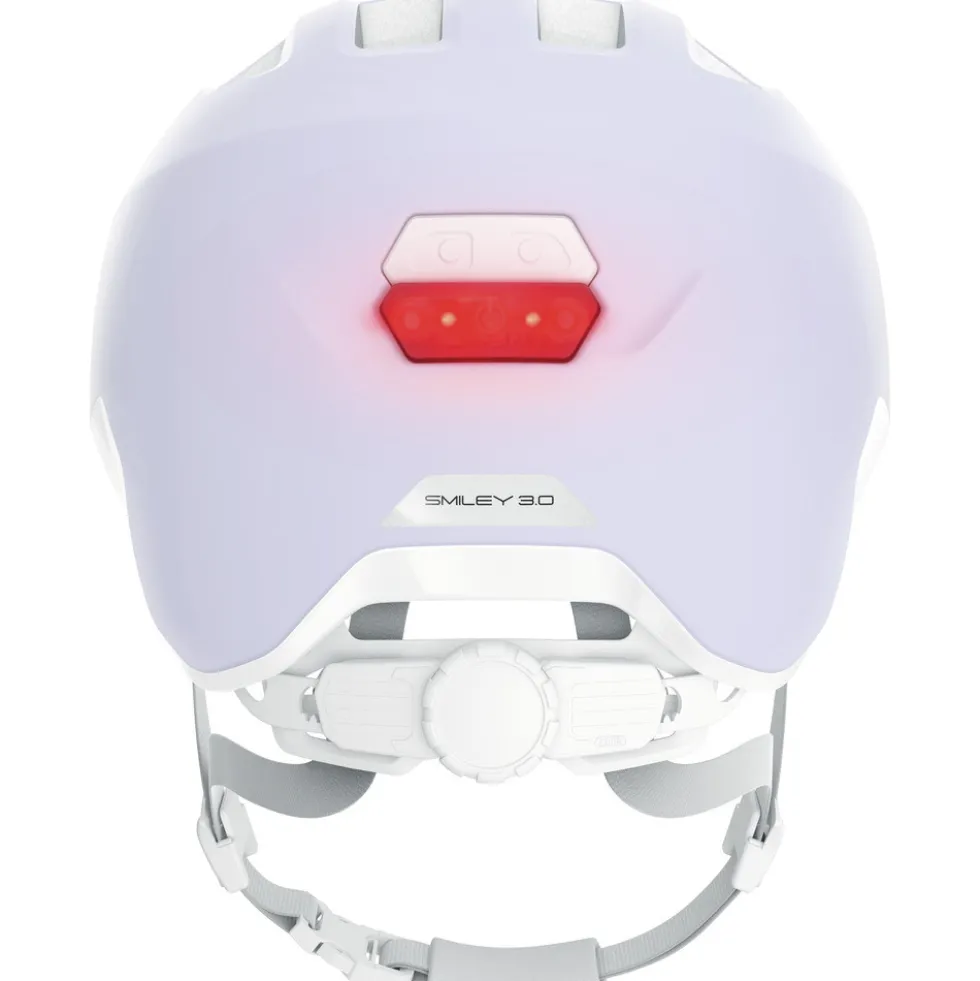 ABUS Smiley 3.0 ACE LED Kinder-Fietshelm - pure lavender