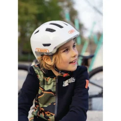 ABUS Smiley 3.0 ACE LED Kinder-Fietshelm - pure lavender