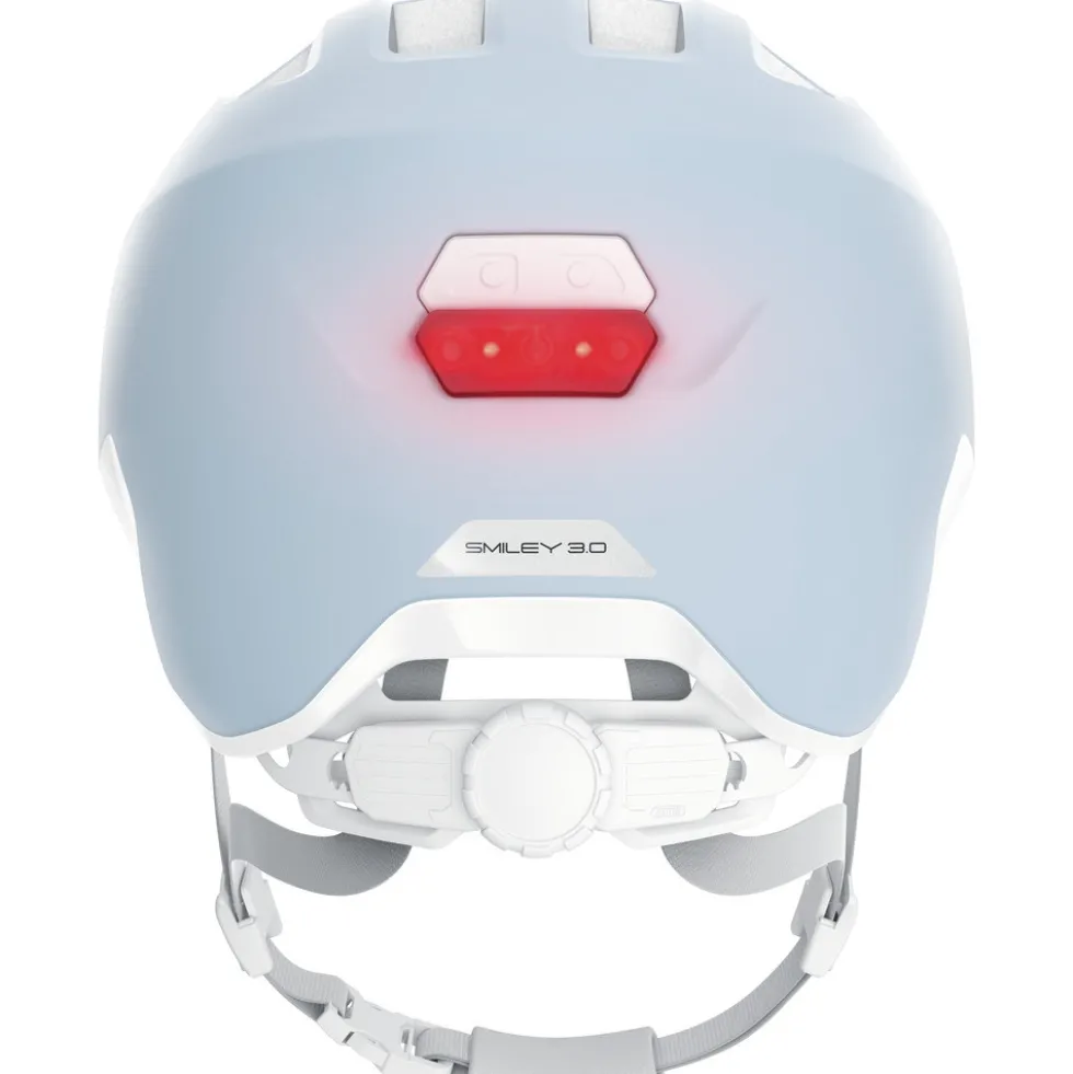 ABUS Smiley 3.0 ACE LED Kinder-Fietshelm - pure aqua