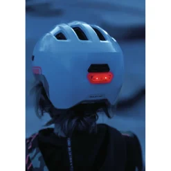 ABUS Smiley 3.0 ACE LED Kinder-Fietshelm - pure aqua