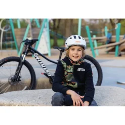 ABUS Smiley 3.0 ACE LED Kinder-Fietshelm - pure aqua