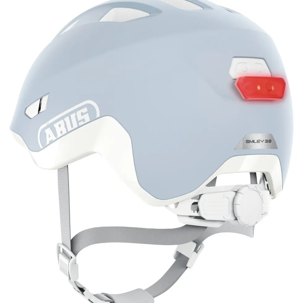 ABUS Smiley 3.0 ACE LED Kinder-Fietshelm - pure aqua