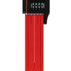 Vouwsloten|Cijfersloten < ABUS uGrip BORDO 5700C - 80cm Vouwbare Slot + SH Houder - rood