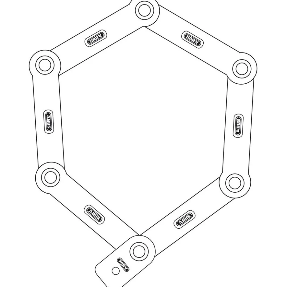 Vouwsloten < ABUS uGrip BORDO 5700K - 100cm Vouwbare Slot + SH Houder - blauw
