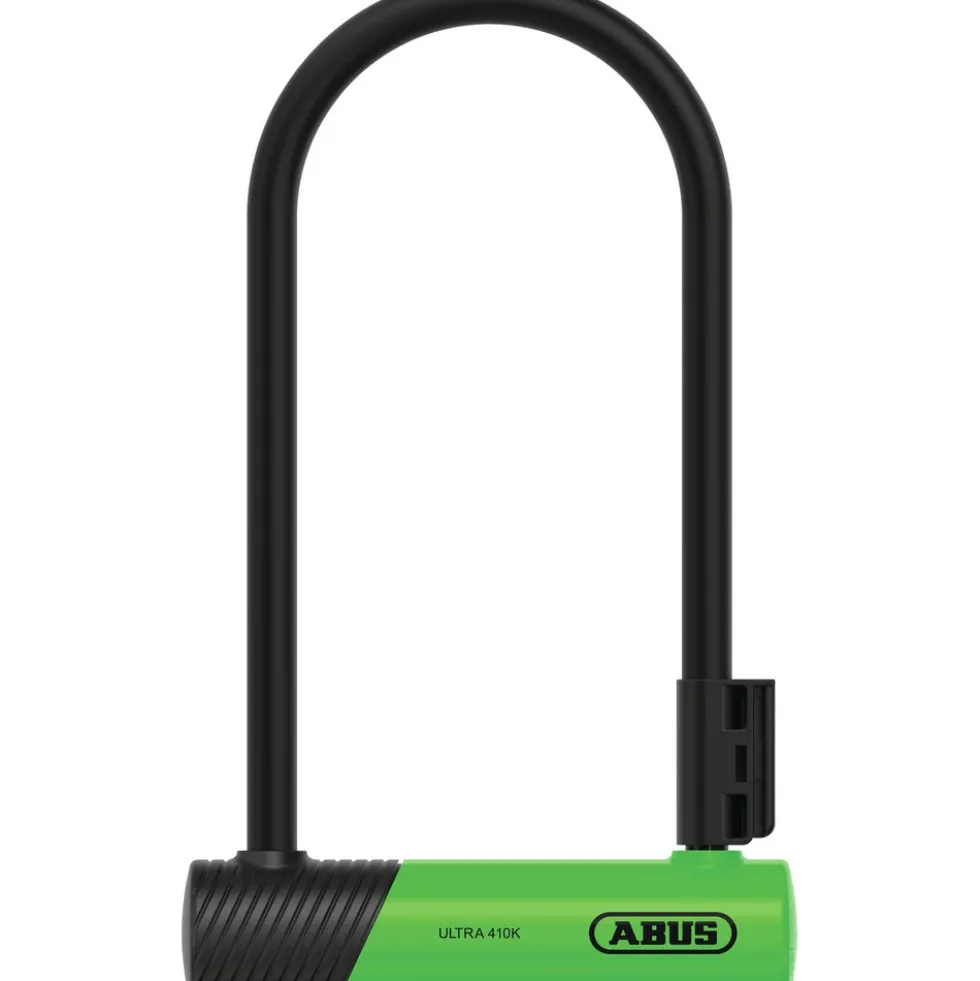 ABUS Ultra 410K/170HB230 U-Slot 230x106 mm + Houder SH34 - groen