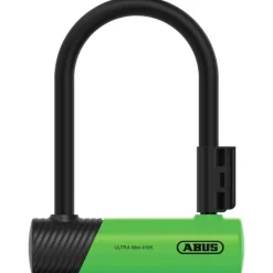ABUS Ultra Mini 410K/150HB140 U-Slot 140x106 mm + Houder SH34 - groen