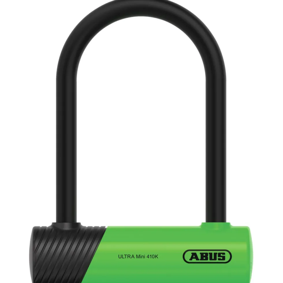 ABUS Ultra Mini 410K/150HB140 U-Slot 140x106 mm + Houder SH34 - groen