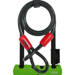 ABUS Ultra Mini 410 U-Slot + 10/120 Luskabel - 180 mm