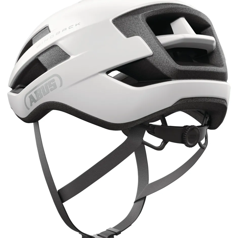 Racefietshelmen < ABUS Wingback He - poar white