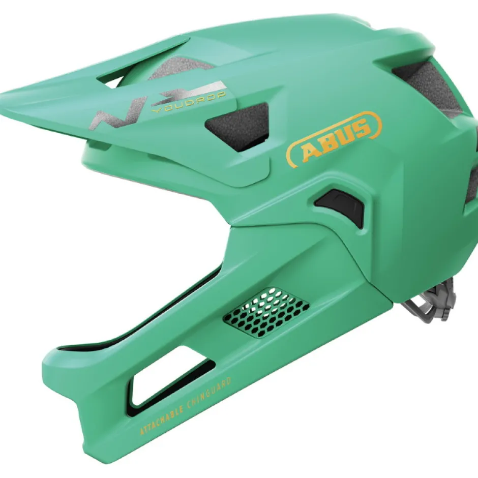 Helmen Kinderen|Downhill Helmen < ABUS YouDrop FF Kinderfiethelm - age green