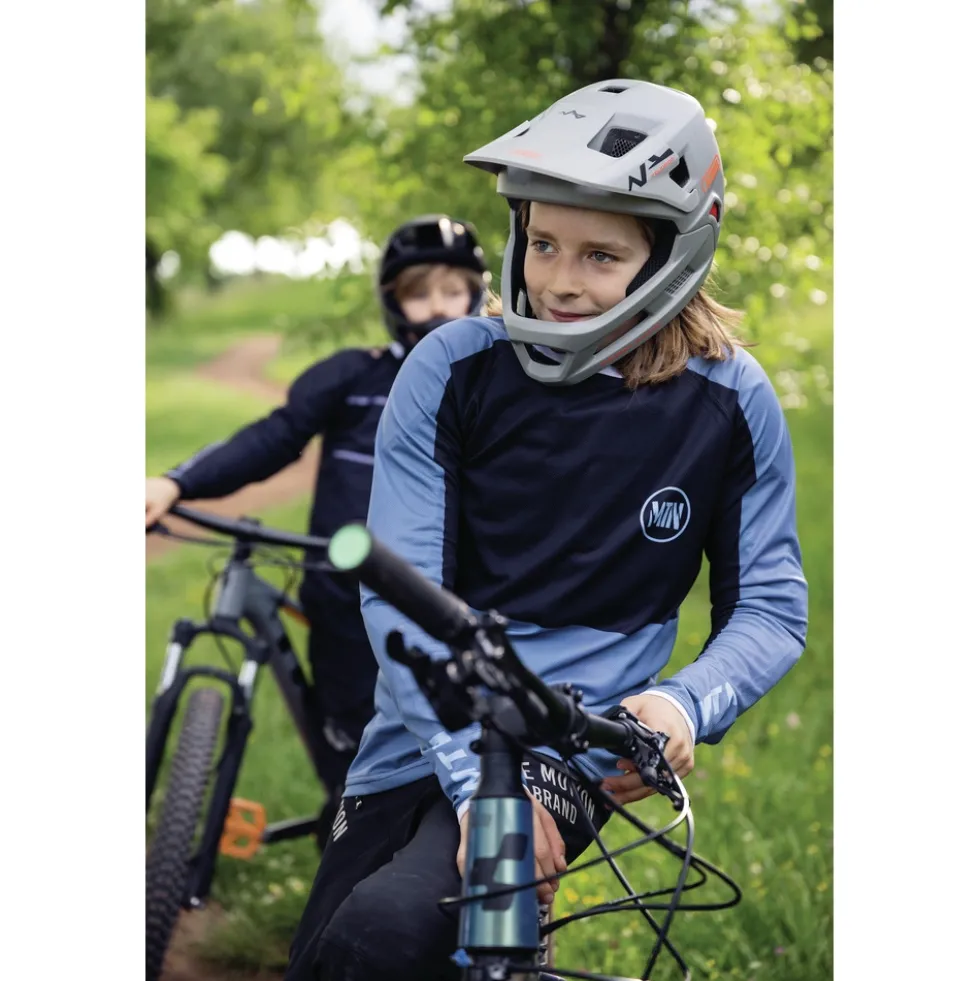 ABUS YouDrop FF Kinderfietshelm - Ti silver