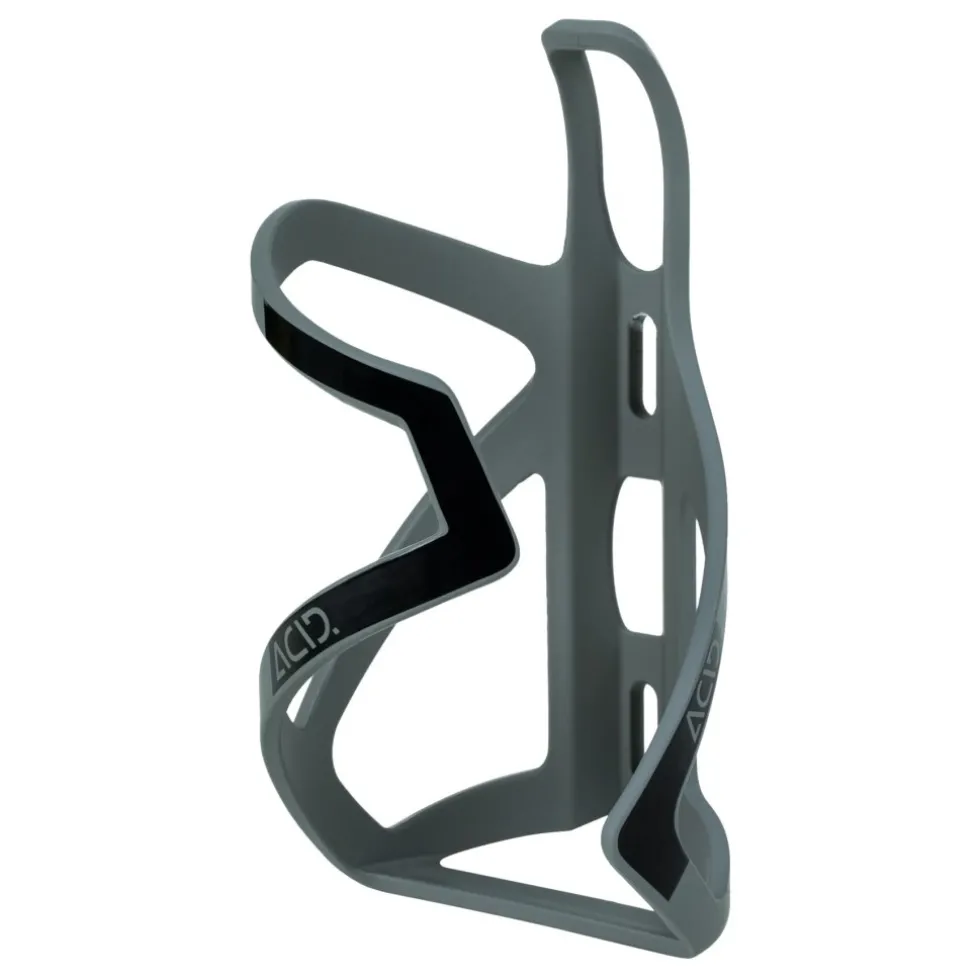ACID Bottle Cage HPP Sidecage - matt grey´n´glossy black