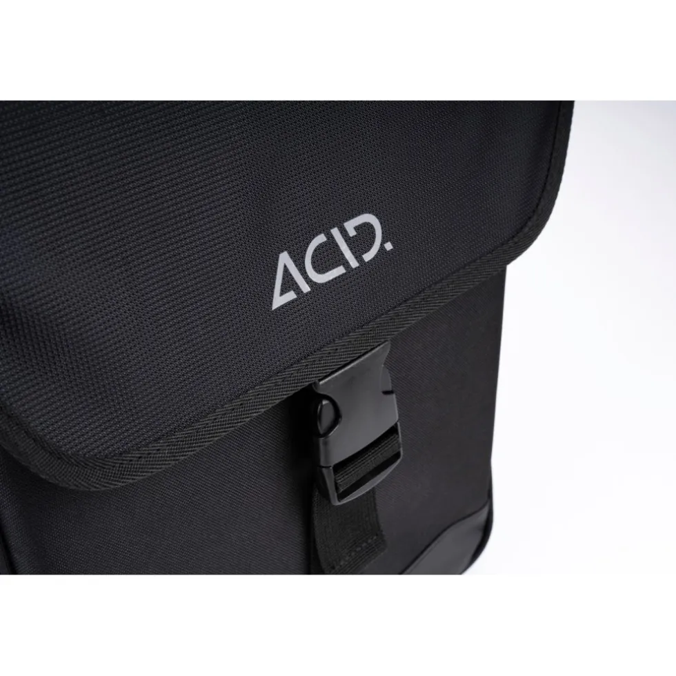 ACID CMPT DOUBLE Bagagetas (Paar) - 2x15L - zwart