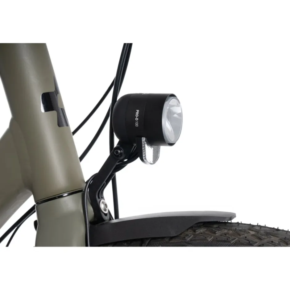 Voorlampen|Verlichting < ACID Dynamo Fietslamp Vooraan PRO-D 100 - Zwart