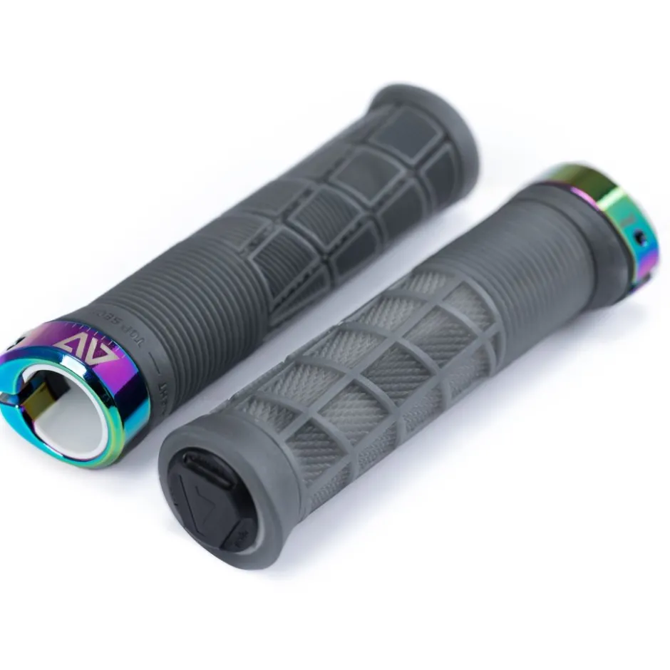 Handvatten < ACID Grips DISRUPT - translucent black´n´oil slick