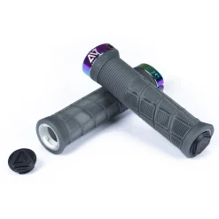 Handvatten < ACID Grips DISRUPT - translucent black´n´oil slick