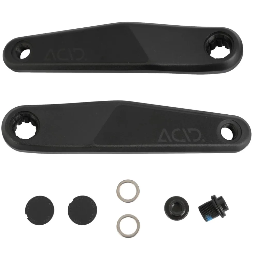 ACID HYBRID E-MTB Crankarms for Bosch Gen 4 - ISIS - black