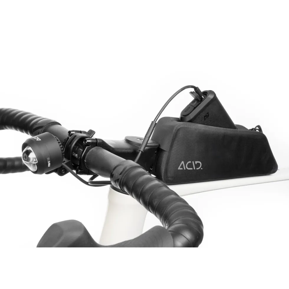 ACID Pro-E 150 PowerBank Fietslamp Vooraan - black´n´space grey