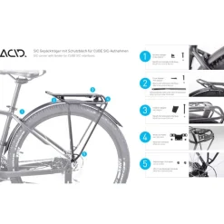 Bagagedragers < ACID Rear Carrier SIC PURE 29" RILink - black