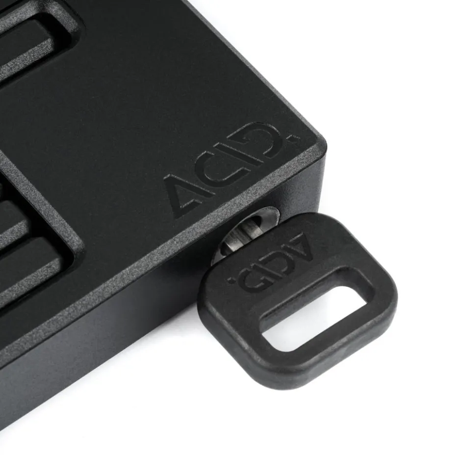 Vouwsloten < ACID RIGID PURE Folding Lock - 120 cm - black