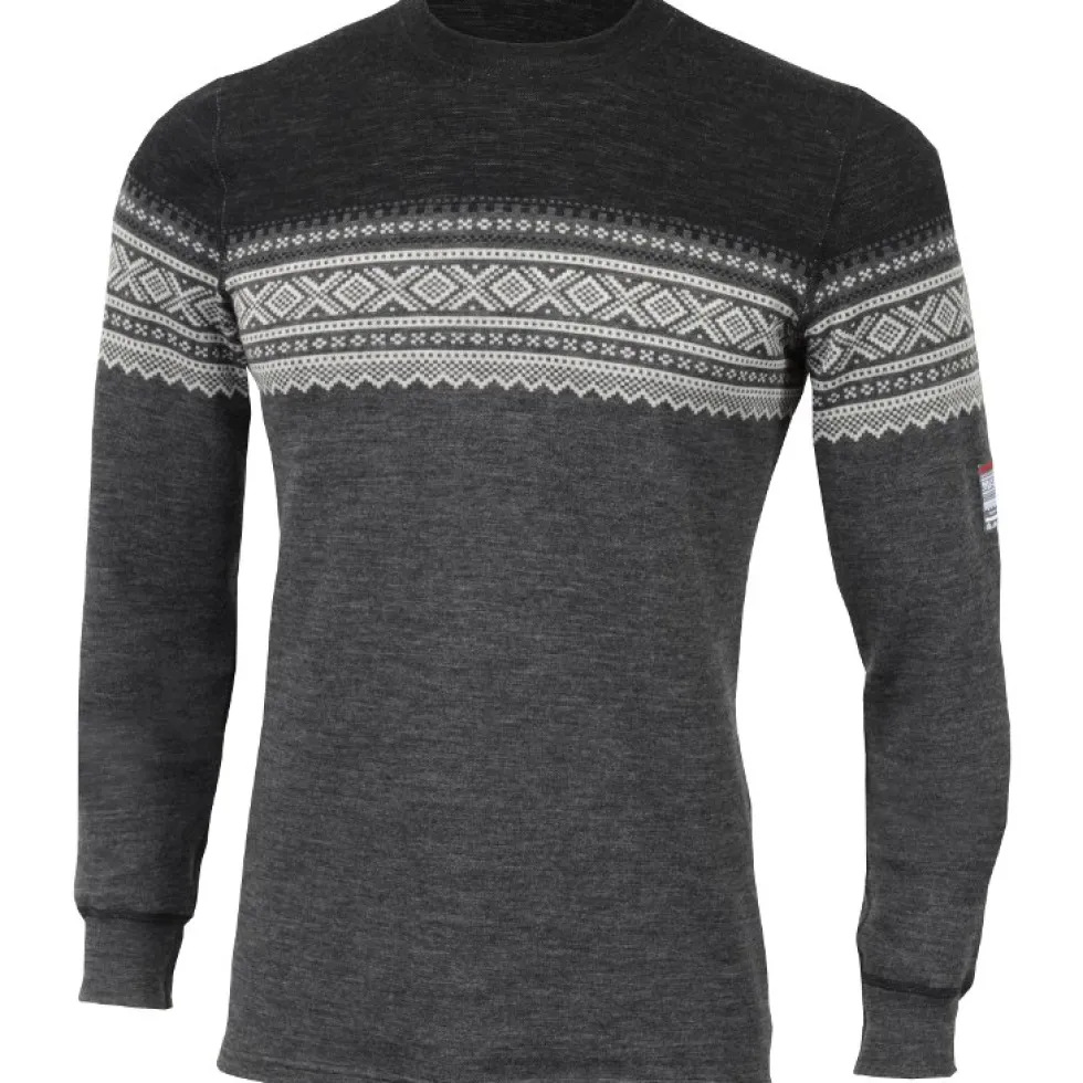 Aclima Designwool Marius Crew Neck Trui Heren - norefjell