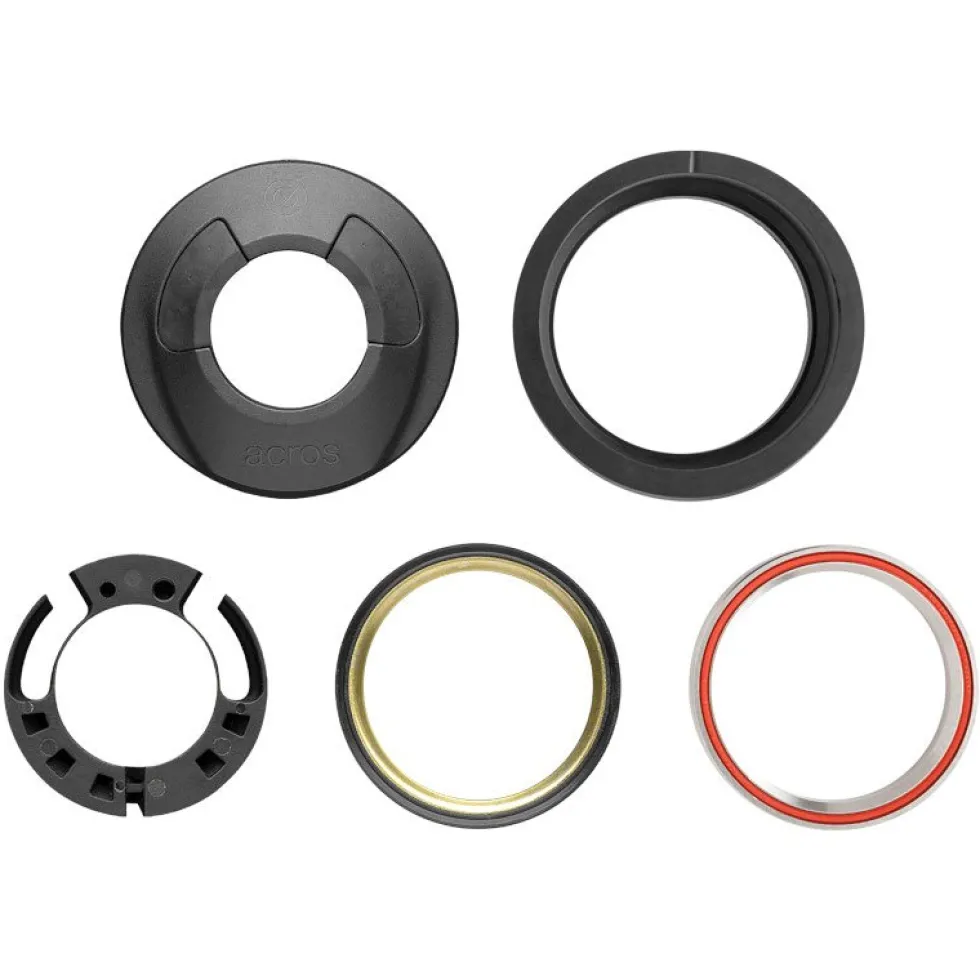 ACROS Angle Headset - 1 1/8 + 1.5 Inches | ICR - 0.6° | ZS56/28.6 | ZS66/40 - black