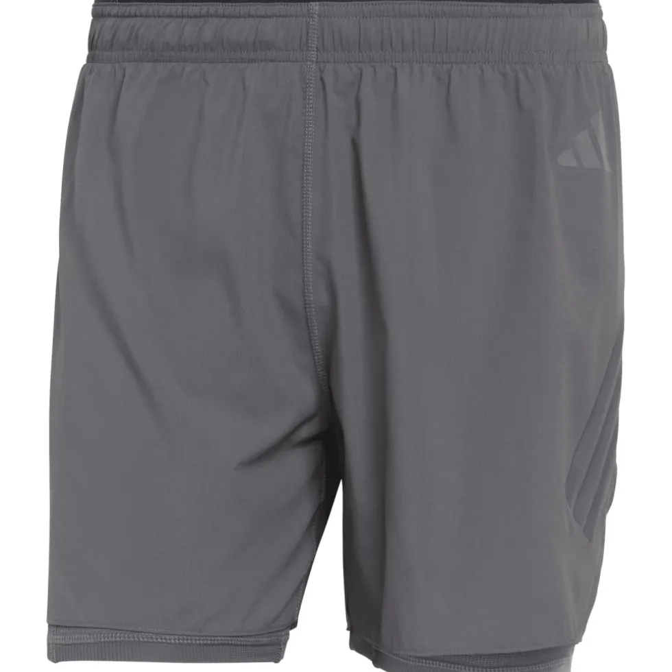 adidas Adi365 2in1 Hardloopshorts Heren - grey six KA6260