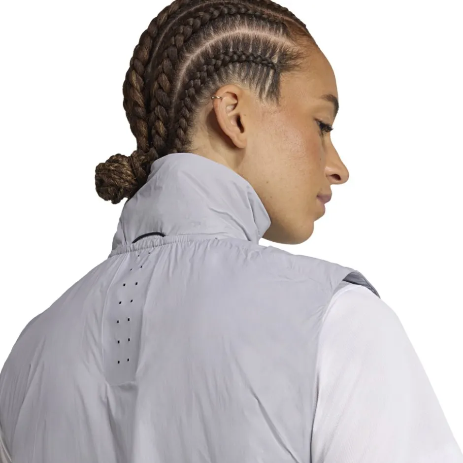 Jassen & Vesten < adidas Adi365 Running CLIMAWARM Hardloopvest Dames - halo silver JP3848
