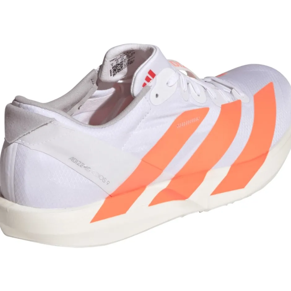 Hardloopschoenen Voor Op De Weg|Hardloopschoenen Heren < adidas Adizero Adios 9 Hardloopschoenen Heren - cloud white/lucid orange/lucid red JQ0777