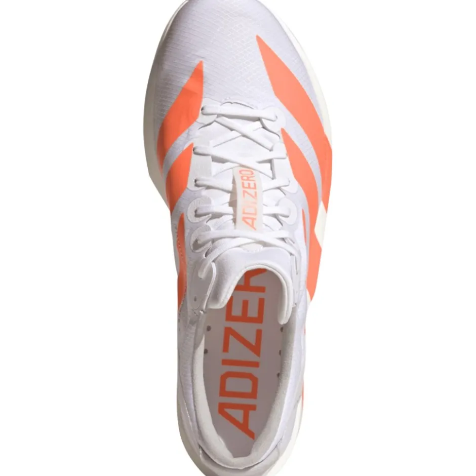Hardloopschoenen Voor Op De Weg|Hardloopschoenen Heren < adidas Adizero Adios 9 Hardloopschoenen Heren - cloud white/lucid orange/lucid red JQ0777