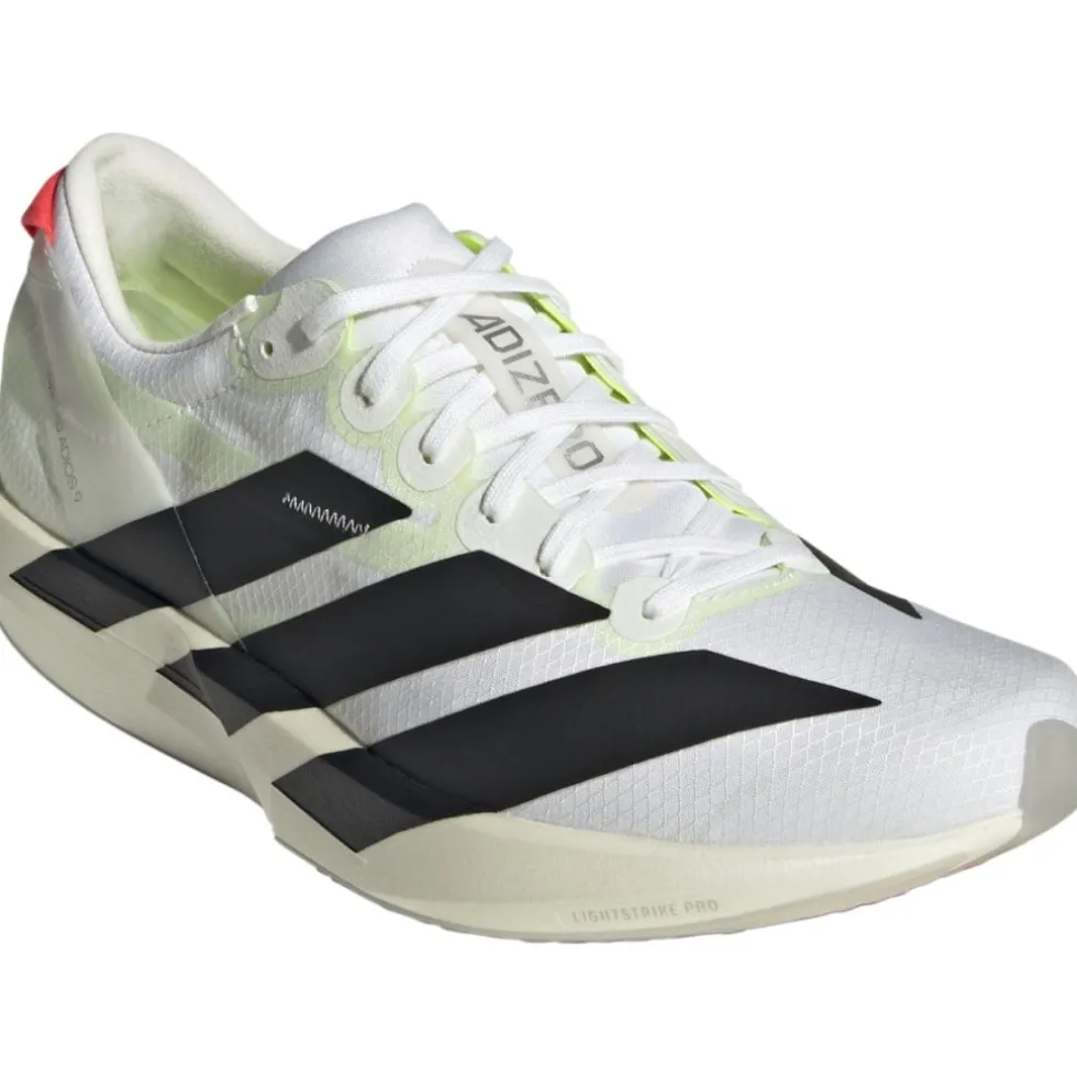 adidas Adizero Adios 9 Hardloopschoenen Dames - white/core black/lucid red IF9418