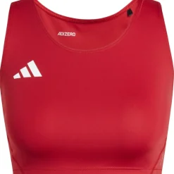 T-Shirts En Tops < adidas Adizero Eentia Hardooptop Dae - tea power red IY5509