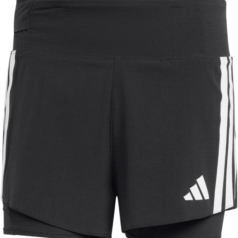 Broeken & Rokken < adidas Adizero Running 2-in-1 Ge Pocket hort Heren - back JD4202