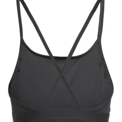 adidas Aeroreact Graphic Sport-BH met lichte Ondersteuning Dames - zwart JG1413